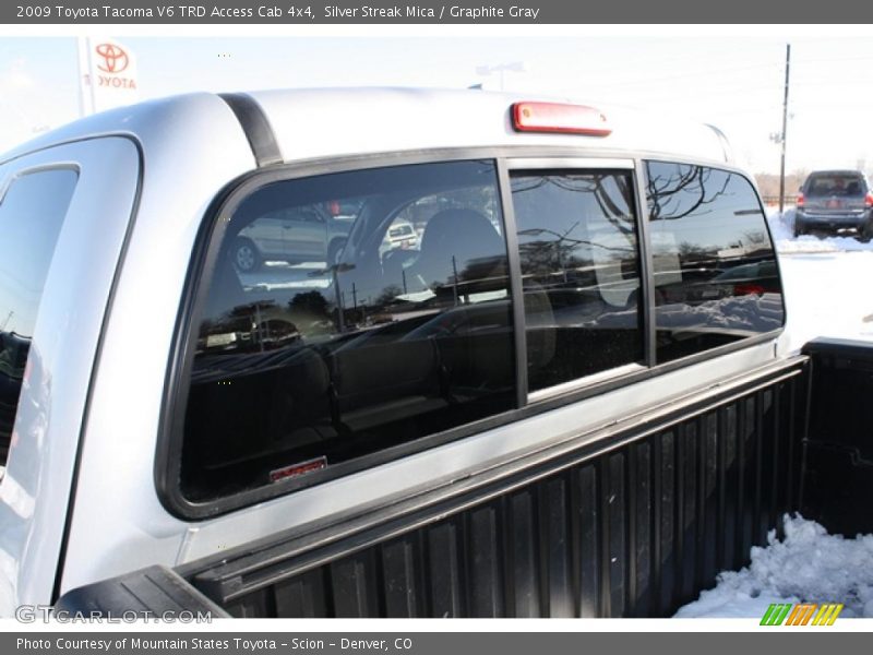 Silver Streak Mica / Graphite Gray 2009 Toyota Tacoma V6 TRD Access Cab 4x4