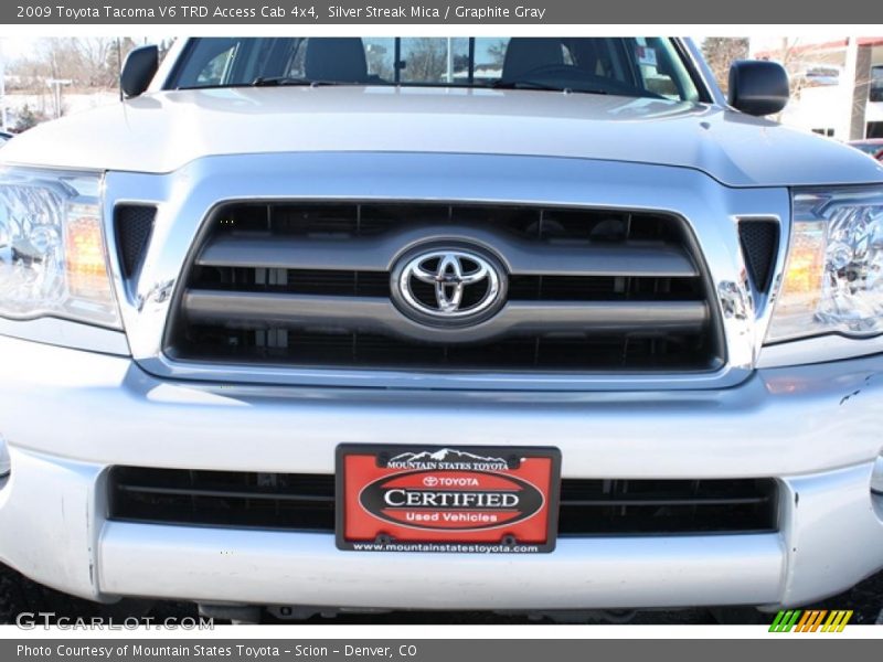 Silver Streak Mica / Graphite Gray 2009 Toyota Tacoma V6 TRD Access Cab 4x4