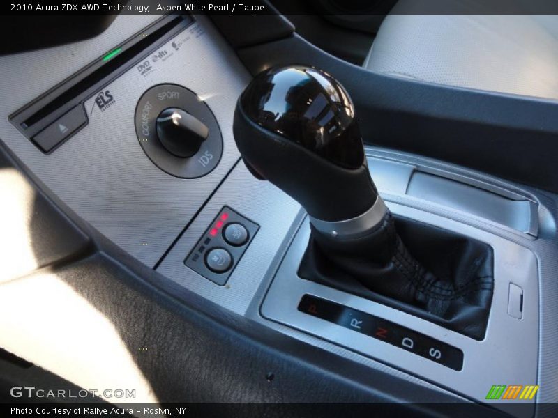  2010 ZDX AWD Technology 6 Speed Sequential SportShift Automatic Shifter