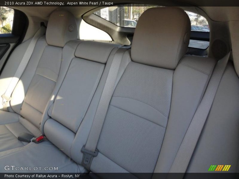 Aspen White Pearl / Taupe 2010 Acura ZDX AWD Technology