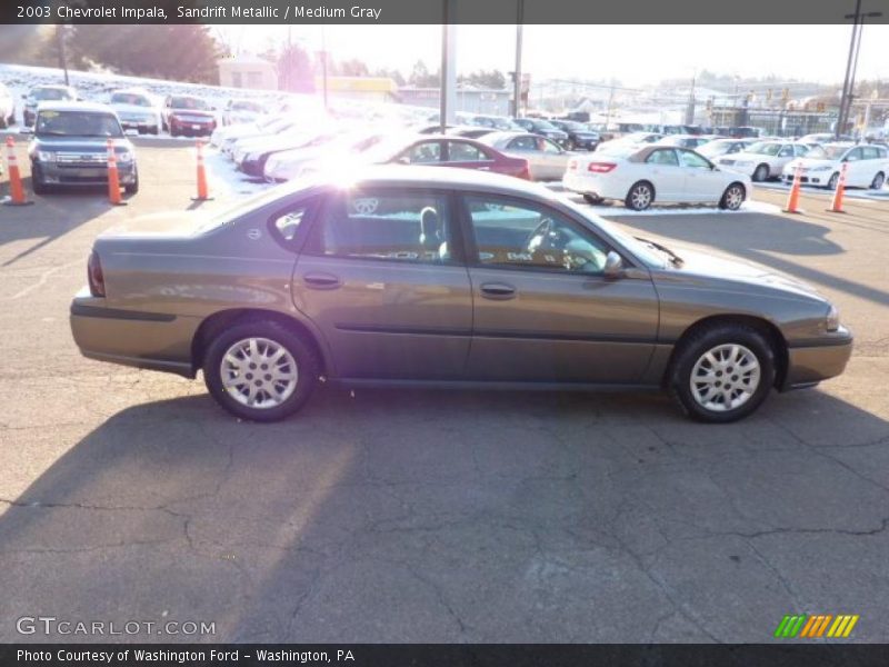 Sandrift Metallic / Medium Gray 2003 Chevrolet Impala