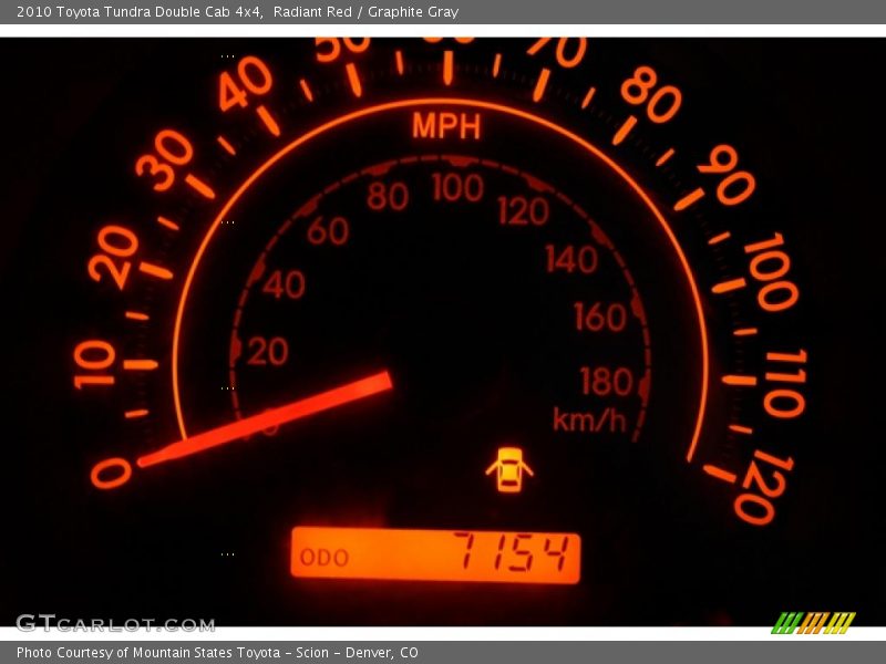 Radiant Red / Graphite Gray 2010 Toyota Tundra Double Cab 4x4