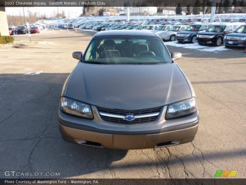 Sandrift Metallic / Medium Gray 2003 Chevrolet Impala