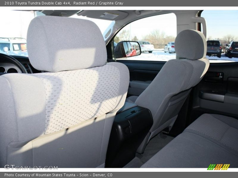 Radiant Red / Graphite Gray 2010 Toyota Tundra Double Cab 4x4