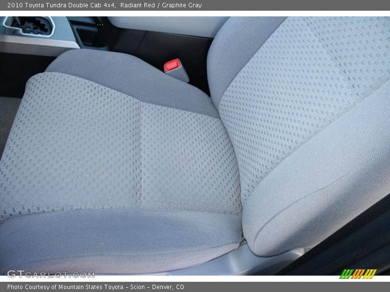 Radiant Red / Graphite Gray 2010 Toyota Tundra Double Cab 4x4