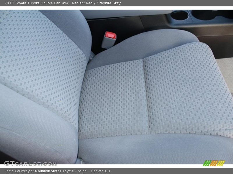 Radiant Red / Graphite Gray 2010 Toyota Tundra Double Cab 4x4