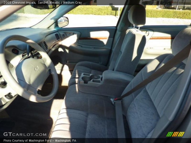 Sandrift Metallic / Medium Gray 2003 Chevrolet Impala
