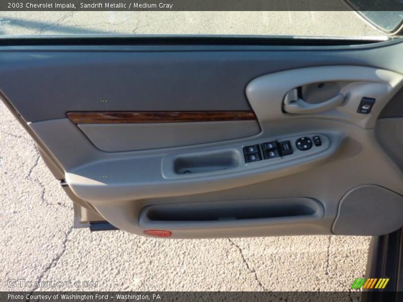 Sandrift Metallic / Medium Gray 2003 Chevrolet Impala
