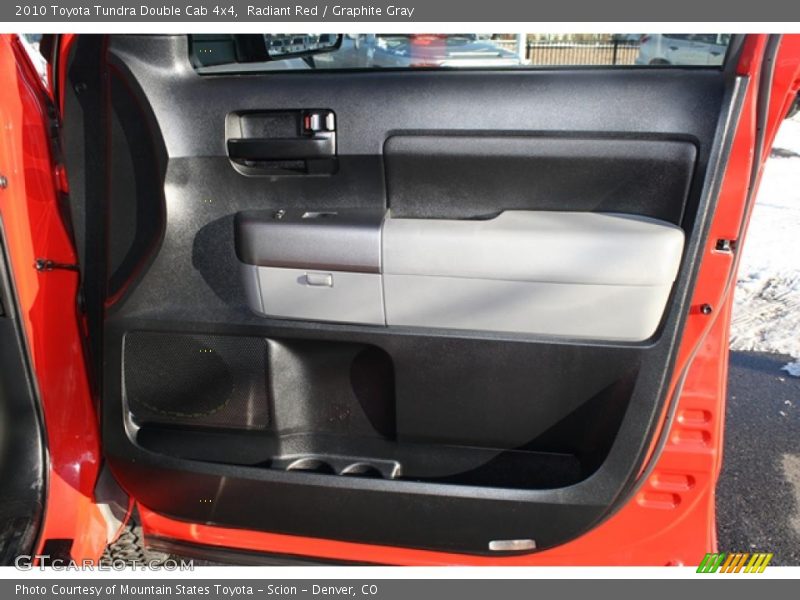 Radiant Red / Graphite Gray 2010 Toyota Tundra Double Cab 4x4