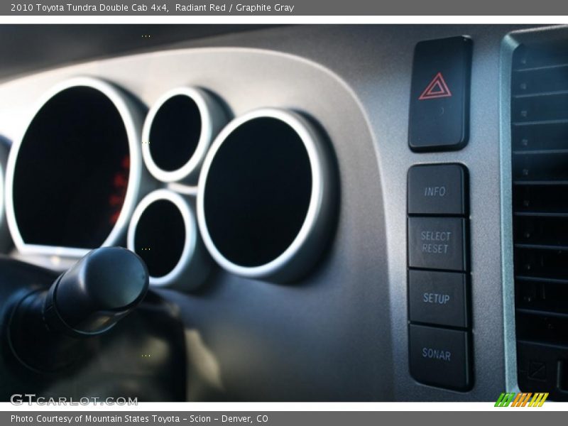 Radiant Red / Graphite Gray 2010 Toyota Tundra Double Cab 4x4