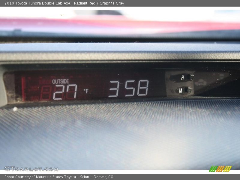Radiant Red / Graphite Gray 2010 Toyota Tundra Double Cab 4x4
