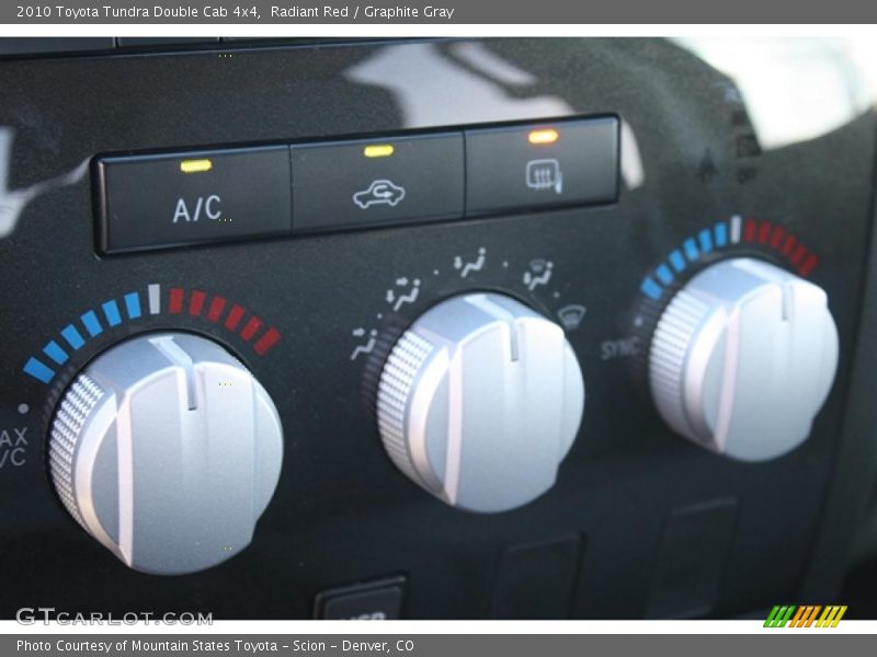 Radiant Red / Graphite Gray 2010 Toyota Tundra Double Cab 4x4