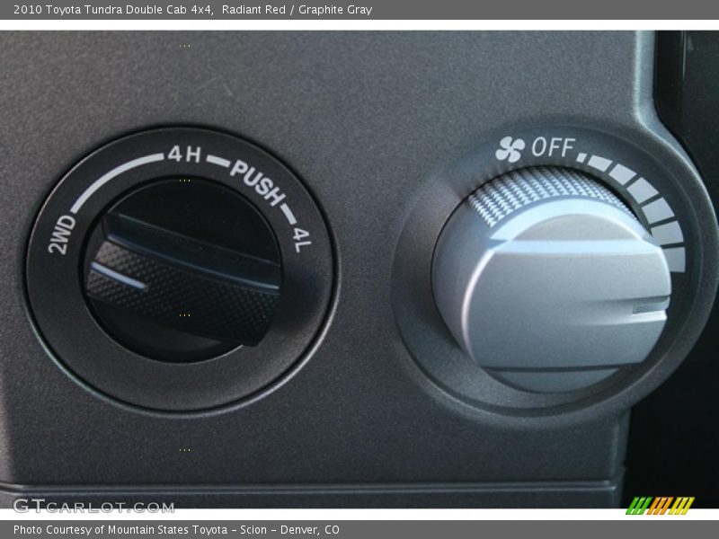 Radiant Red / Graphite Gray 2010 Toyota Tundra Double Cab 4x4
