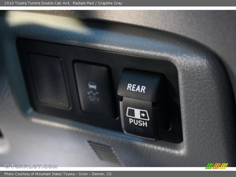 Radiant Red / Graphite Gray 2010 Toyota Tundra Double Cab 4x4