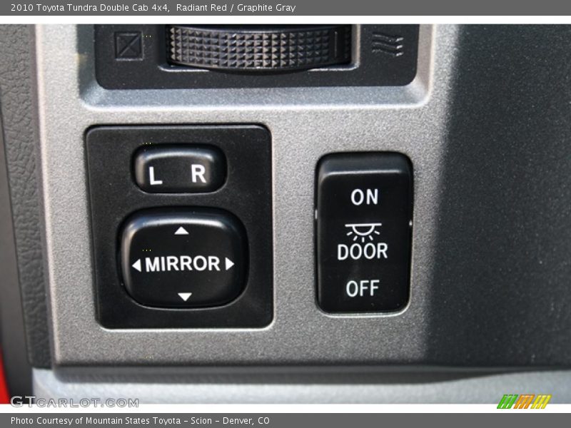 Radiant Red / Graphite Gray 2010 Toyota Tundra Double Cab 4x4