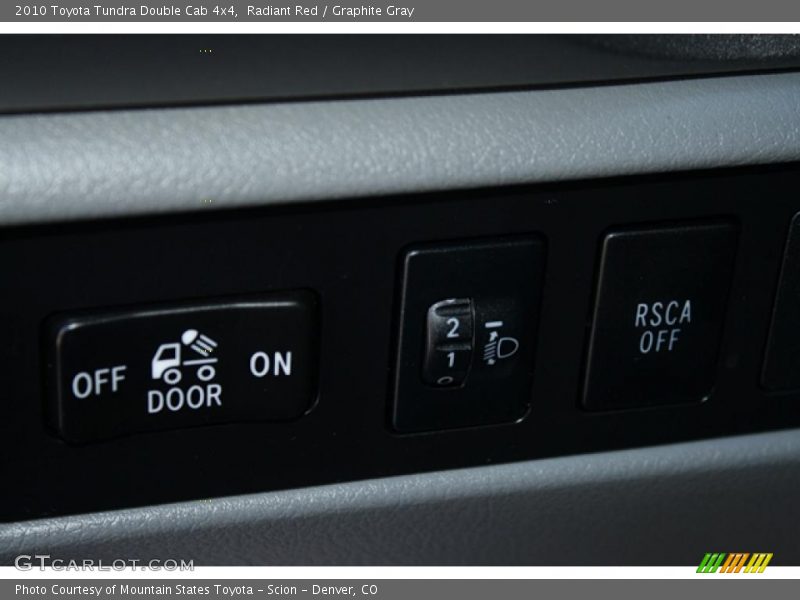 Radiant Red / Graphite Gray 2010 Toyota Tundra Double Cab 4x4