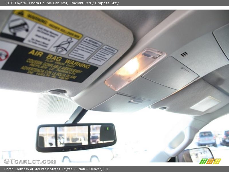 Radiant Red / Graphite Gray 2010 Toyota Tundra Double Cab 4x4
