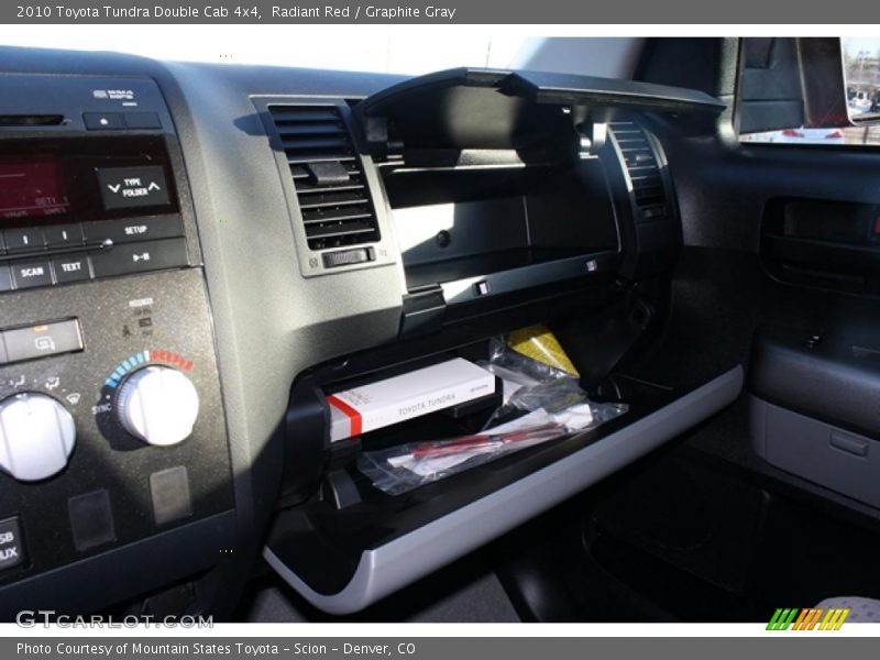 Radiant Red / Graphite Gray 2010 Toyota Tundra Double Cab 4x4