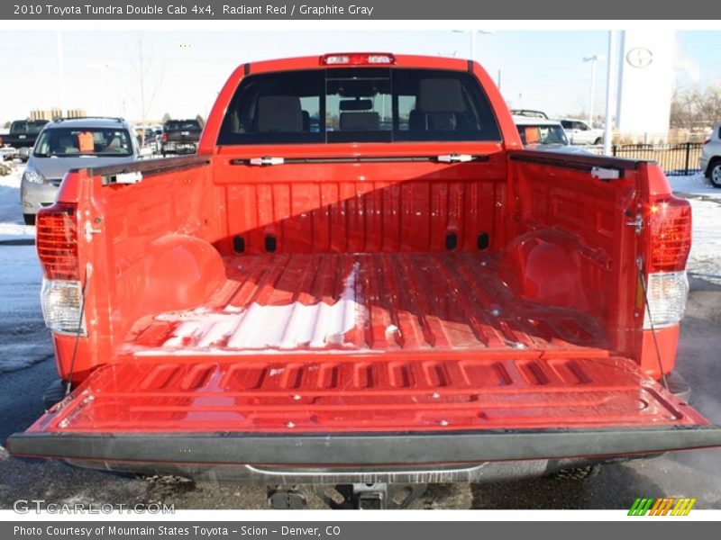 Radiant Red / Graphite Gray 2010 Toyota Tundra Double Cab 4x4