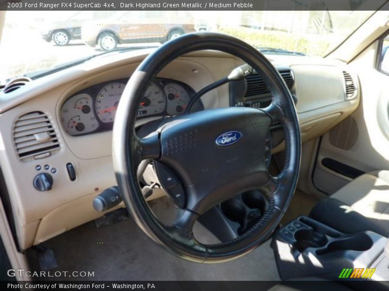 Dark Highland Green Metallic / Medium Pebble 2003 Ford Ranger FX4 SuperCab 4x4