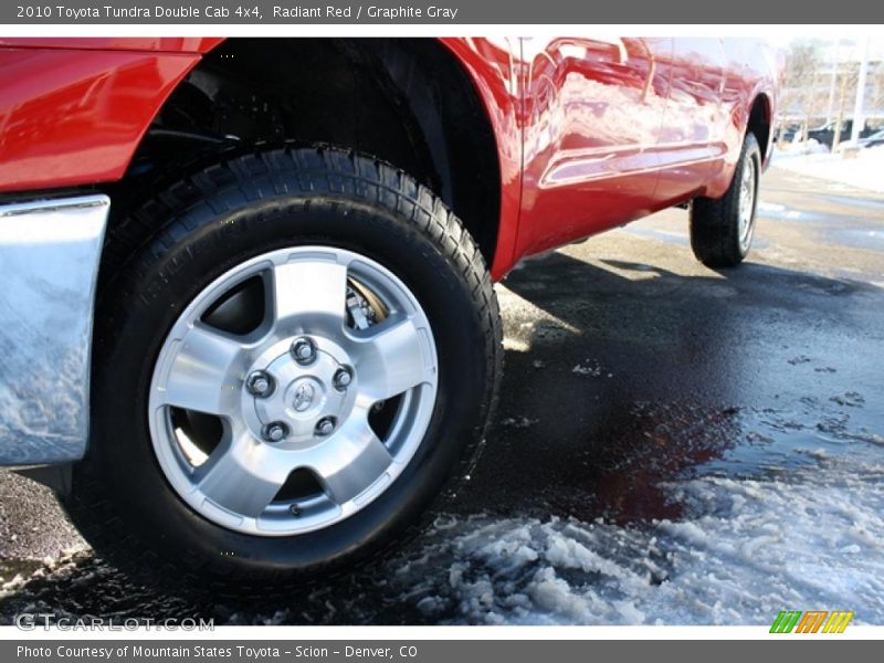Radiant Red / Graphite Gray 2010 Toyota Tundra Double Cab 4x4