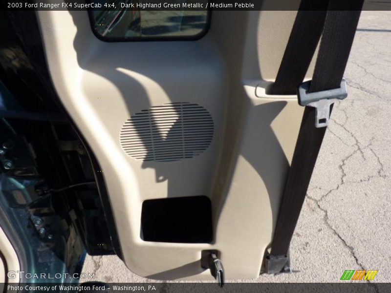 Dark Highland Green Metallic / Medium Pebble 2003 Ford Ranger FX4 SuperCab 4x4