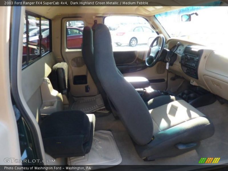 Dark Highland Green Metallic / Medium Pebble 2003 Ford Ranger FX4 SuperCab 4x4