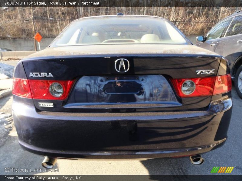 Royal Blue Pearl / Parchment 2008 Acura TSX Sedan