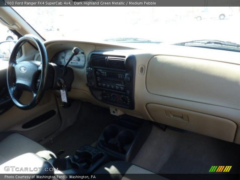 Dark Highland Green Metallic / Medium Pebble 2003 Ford Ranger FX4 SuperCab 4x4