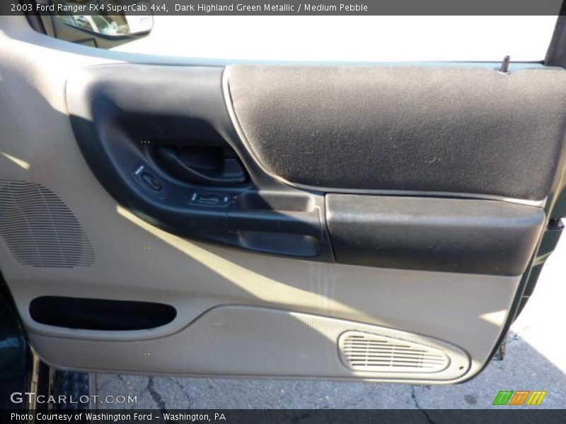 Dark Highland Green Metallic / Medium Pebble 2003 Ford Ranger FX4 SuperCab 4x4