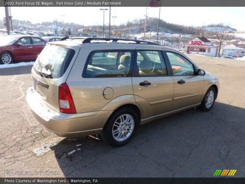 Fort Knox Gold / Medium Parchment 2002 Ford Focus SE Wagon