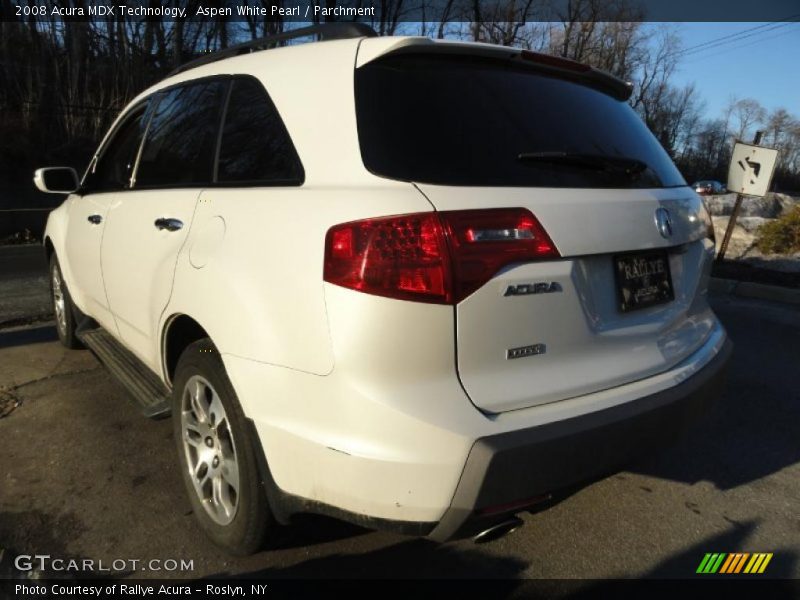  2008 MDX Technology Aspen White Pearl