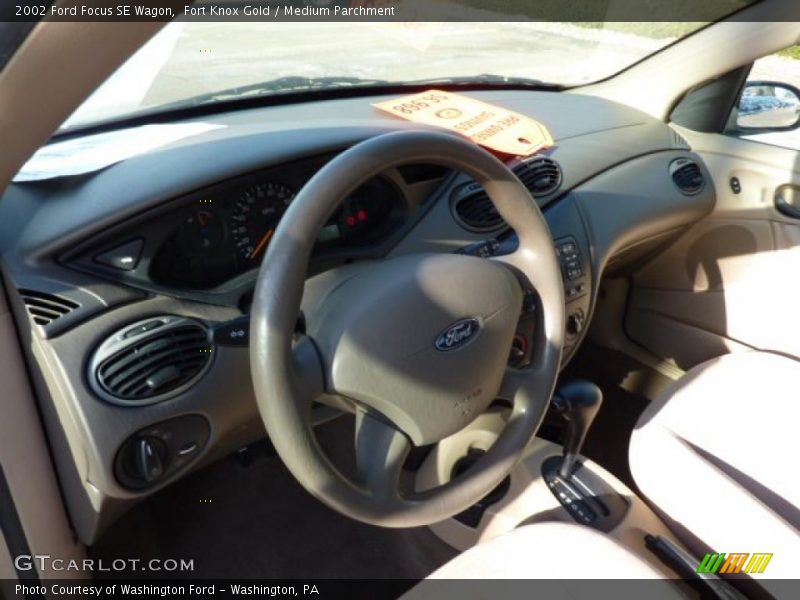 Fort Knox Gold / Medium Parchment 2002 Ford Focus SE Wagon