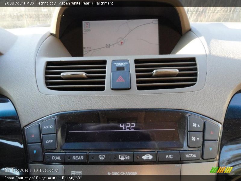 Aspen White Pearl / Parchment 2008 Acura MDX Technology
