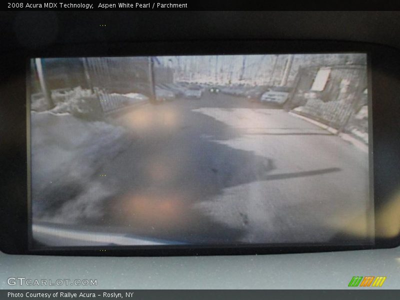 Aspen White Pearl / Parchment 2008 Acura MDX Technology