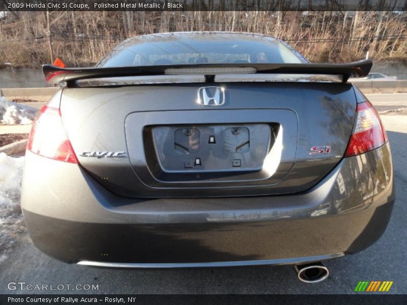 Polished Metal Metallic / Black 2009 Honda Civic Si Coupe