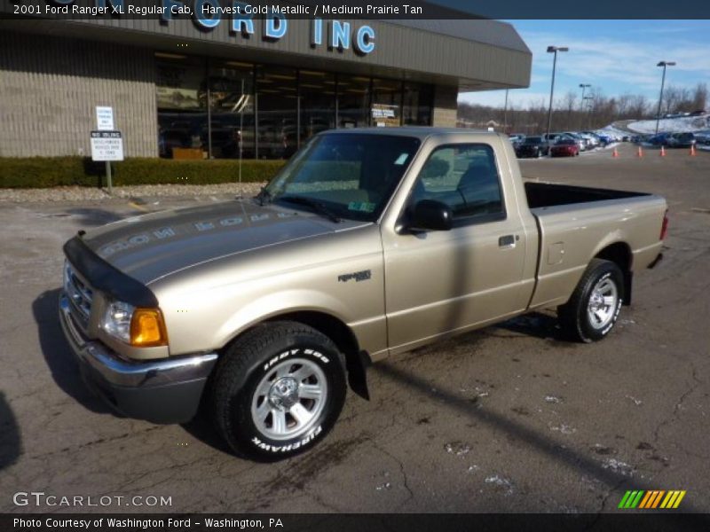 Front 3/4 View of 2001 Ranger XL Regular Cab