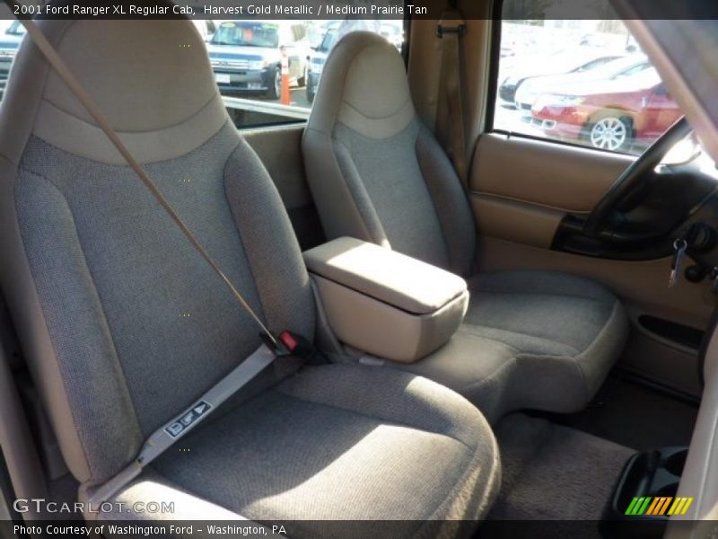 Harvest Gold Metallic / Medium Prairie Tan 2001 Ford Ranger XL Regular Cab