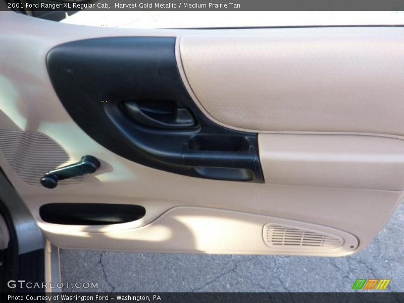 Harvest Gold Metallic / Medium Prairie Tan 2001 Ford Ranger XL Regular Cab