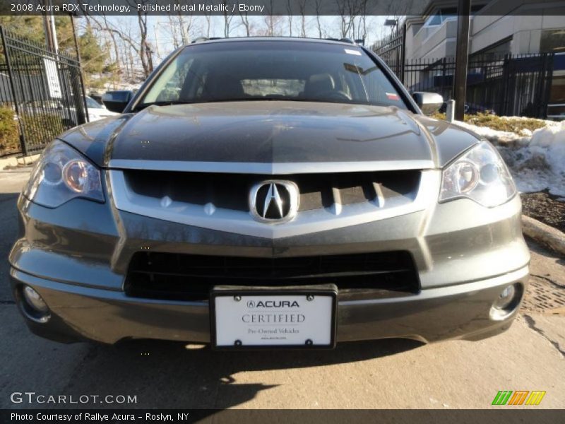 Polished Metal Metallic / Ebony 2008 Acura RDX Technology