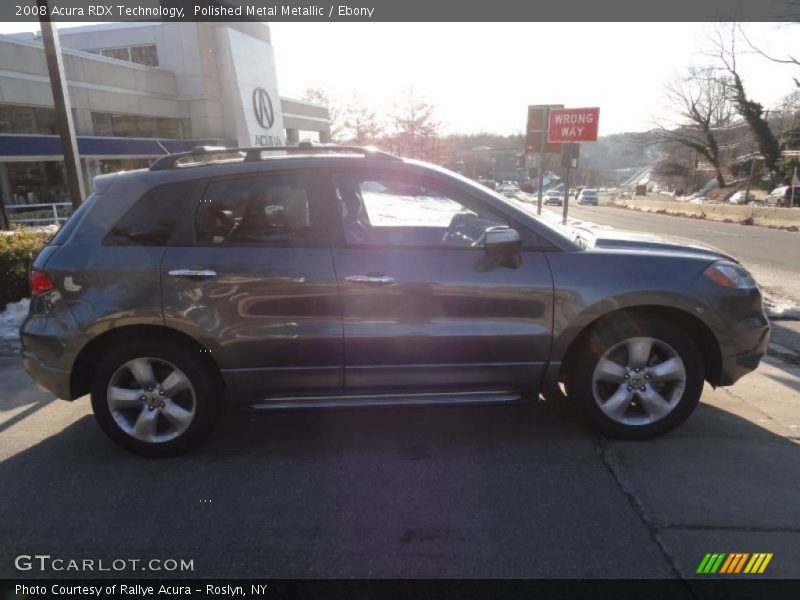 Polished Metal Metallic / Ebony 2008 Acura RDX Technology