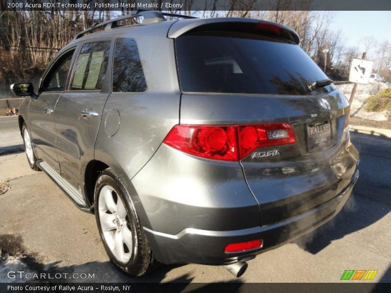 Polished Metal Metallic / Ebony 2008 Acura RDX Technology