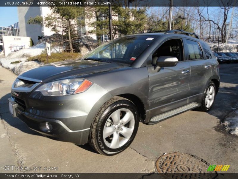 Polished Metal Metallic / Ebony 2008 Acura RDX Technology