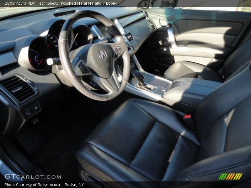 Polished Metal Metallic / Ebony 2008 Acura RDX Technology