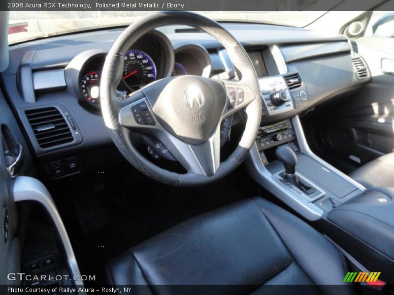 Polished Metal Metallic / Ebony 2008 Acura RDX Technology