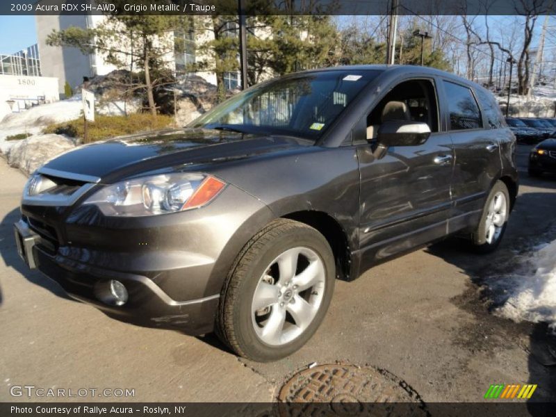 Grigio Metallic / Taupe 2009 Acura RDX SH-AWD