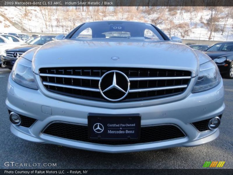 Iridium Silver Metallic / Black 2009 Mercedes-Benz CL 63 AMG
