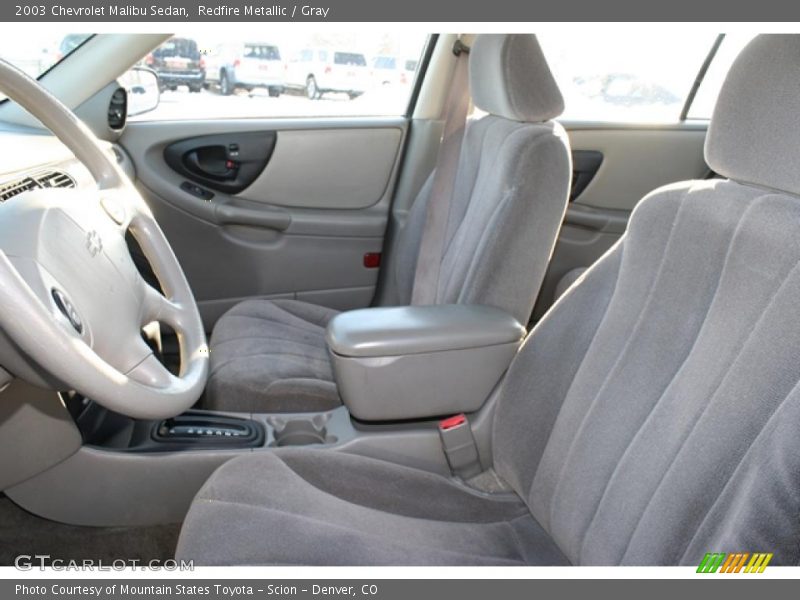 Redfire Metallic / Gray 2003 Chevrolet Malibu Sedan