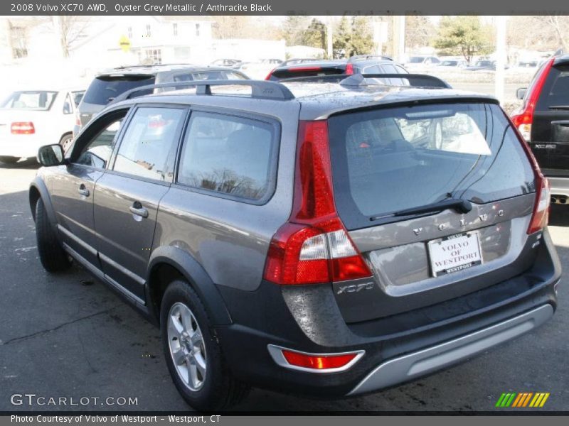 Oyster Grey Metallic / Anthracite Black 2008 Volvo XC70 AWD