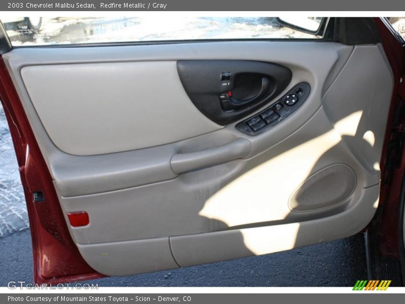 Redfire Metallic / Gray 2003 Chevrolet Malibu Sedan